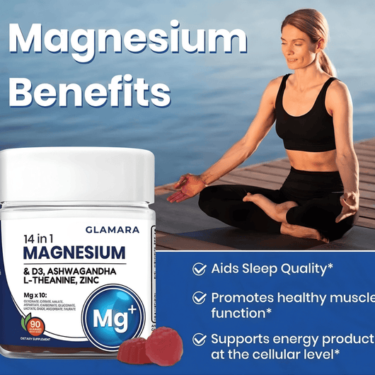 Glamara 14-IN-1 Magnesium Complex Gummies