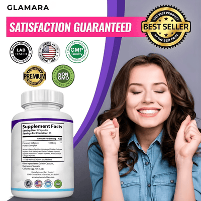 GLAMARA 5-IN-1 Multi Collagen Peptides