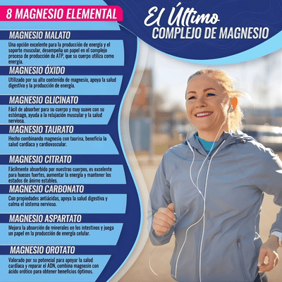 Glamara Complejo de Magnesio 8-en-1